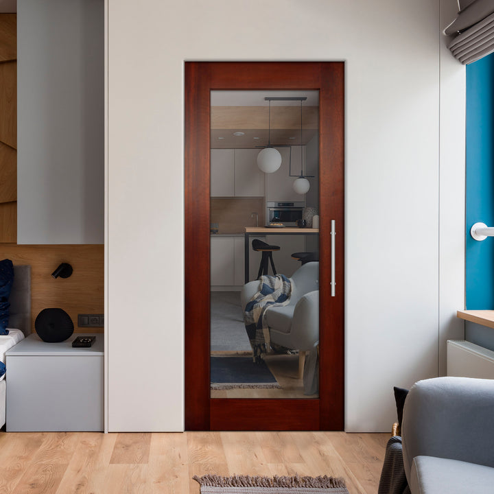 Self Closing Pivot Wooden Mirror Door Pwmd - 0804 - DoorDiscounter