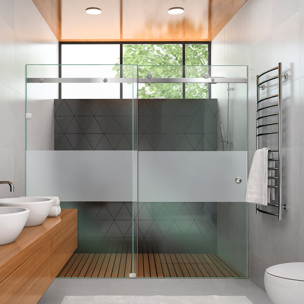 SHOWER GLASS SLIDING DOORS SGSD - 0316 - DoorDiscounter