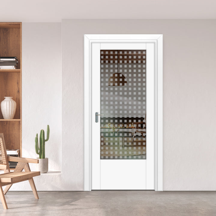 INTERIOR DOOR WITH FROSTED GLASS PANEL IDGP -0085 - DoorDiscounter