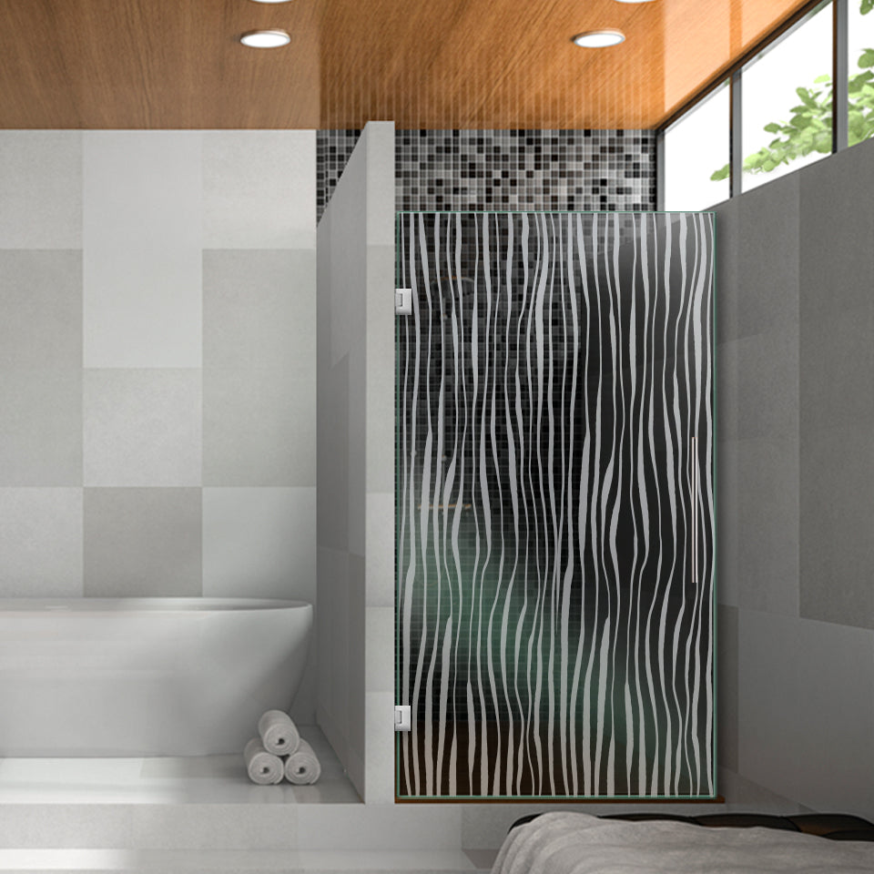 Frameless Shower Glass Door FGDS -0276 - DoorDiscounter