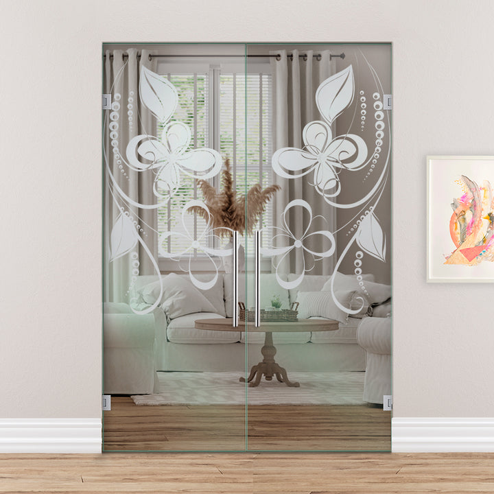 Double Swing Glass Door SGD2 - 2165 - DoorDiscounter