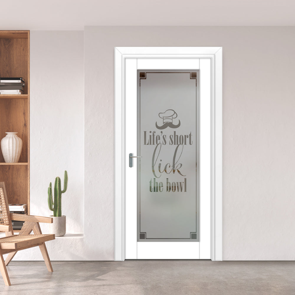 INTERIOR DOOR WITH FROSTED GLASS PANEL IDGP - 1120 - DoorDiscounter