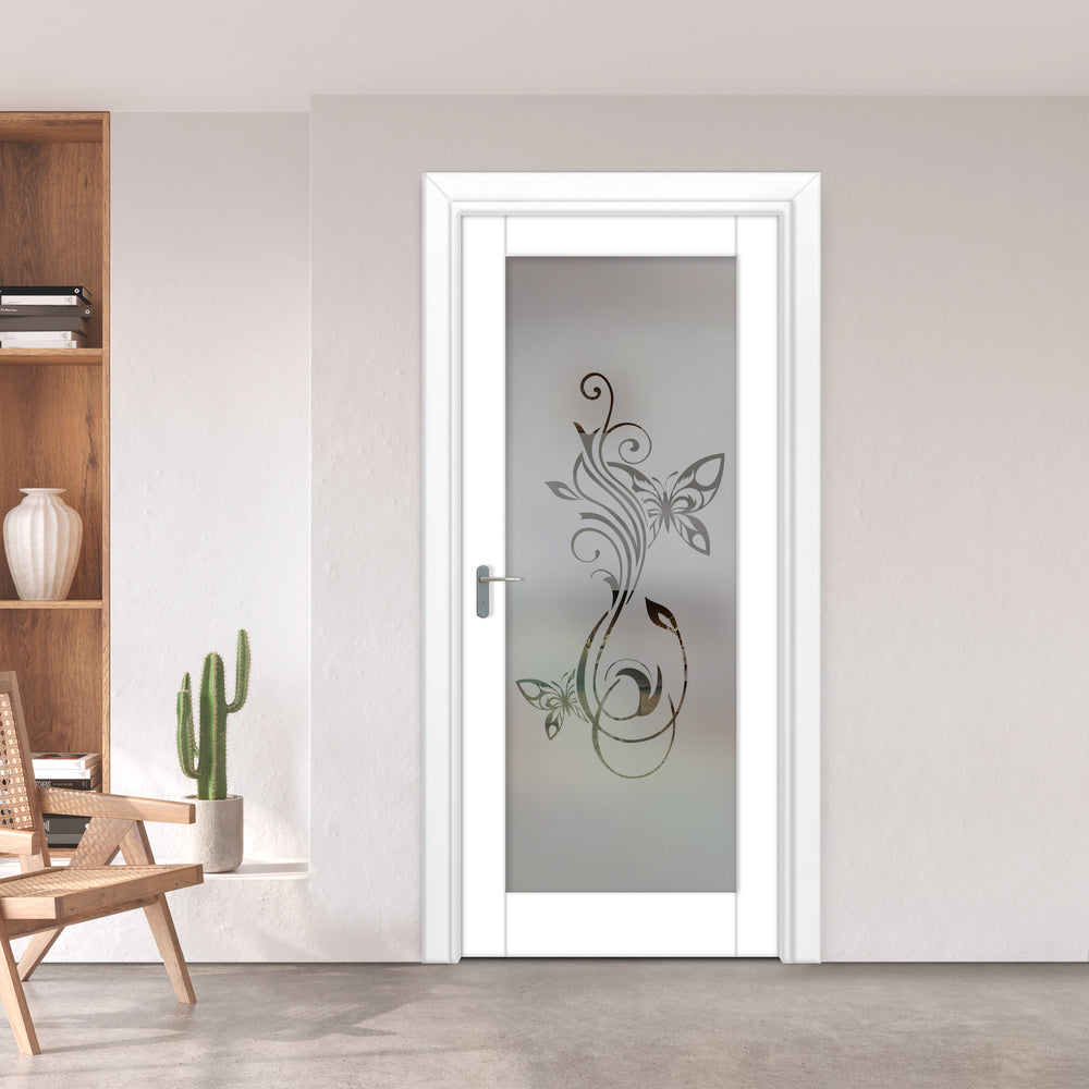 INTERIOR DOOR WITH FROSTED GLASS PANEL IDGP -0237 - DoorDiscounter
