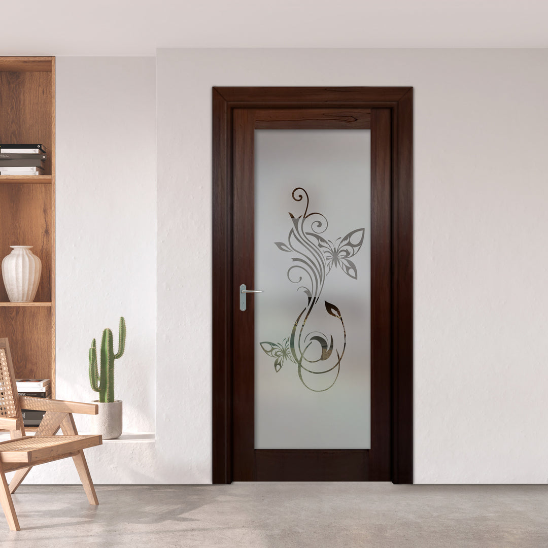 INTERIOR DOOR WITH FROSTED GLASS PANEL IDGP -0237 - DoorDiscounter