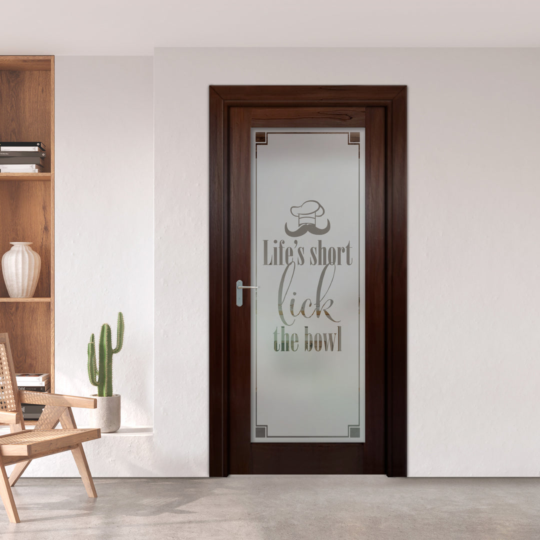 INTERIOR DOOR WITH FROSTED GLASS PANEL IDGP - 1120 - DoorDiscounter