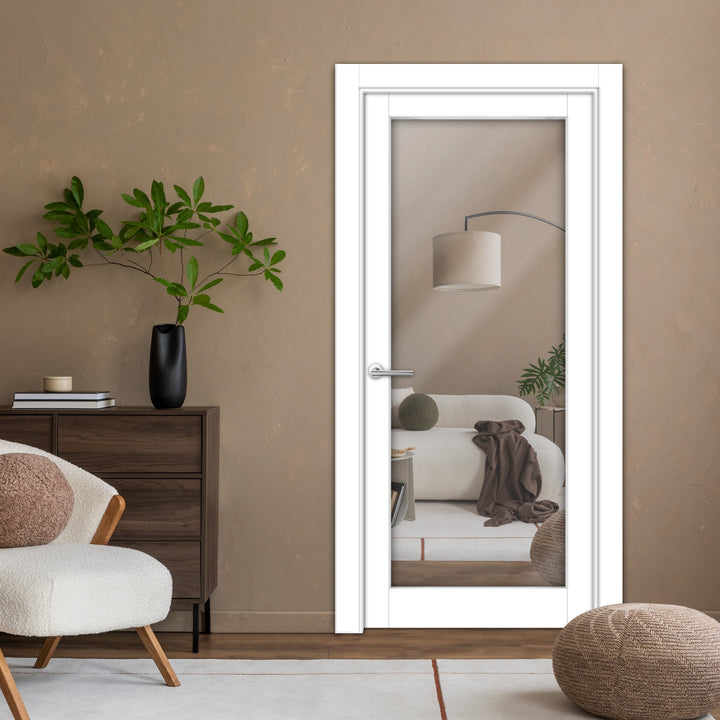Interior Door with Mirror Glass Insert Idmp - 3732 - DoorDiscounter