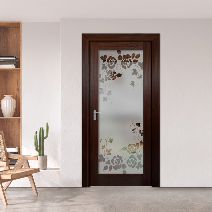 INTERIOR DOOR WITH FROSTED GLASS PANEL IDGP - 0100 - DoorDiscounter
