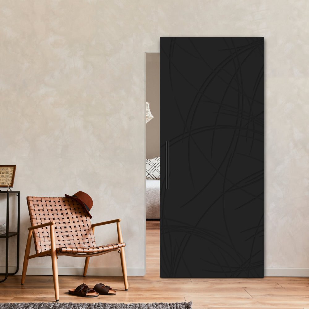 Flush Sliding Barn Door Hidden/Invisible Hardware FHID - 1436 - DoorDiscounter