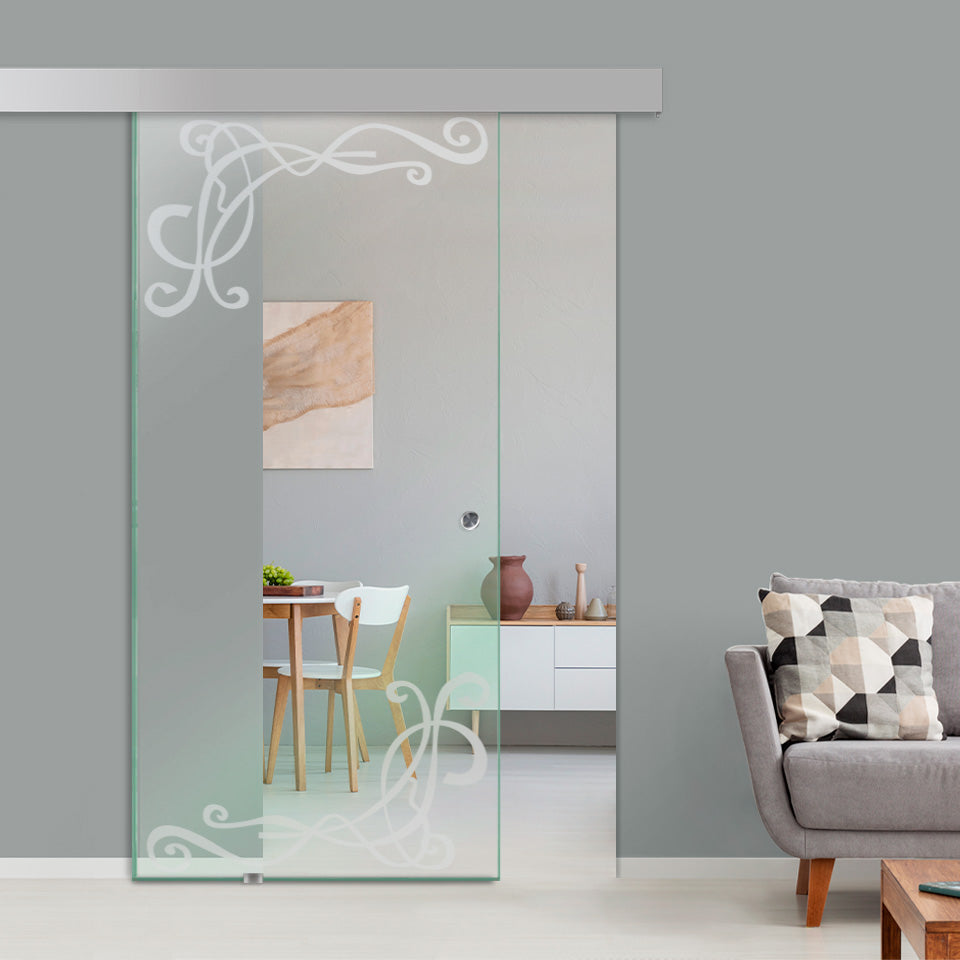 Sliding Glass Barn Door Alu100 SGBD - 1462 - DoorDiscounter