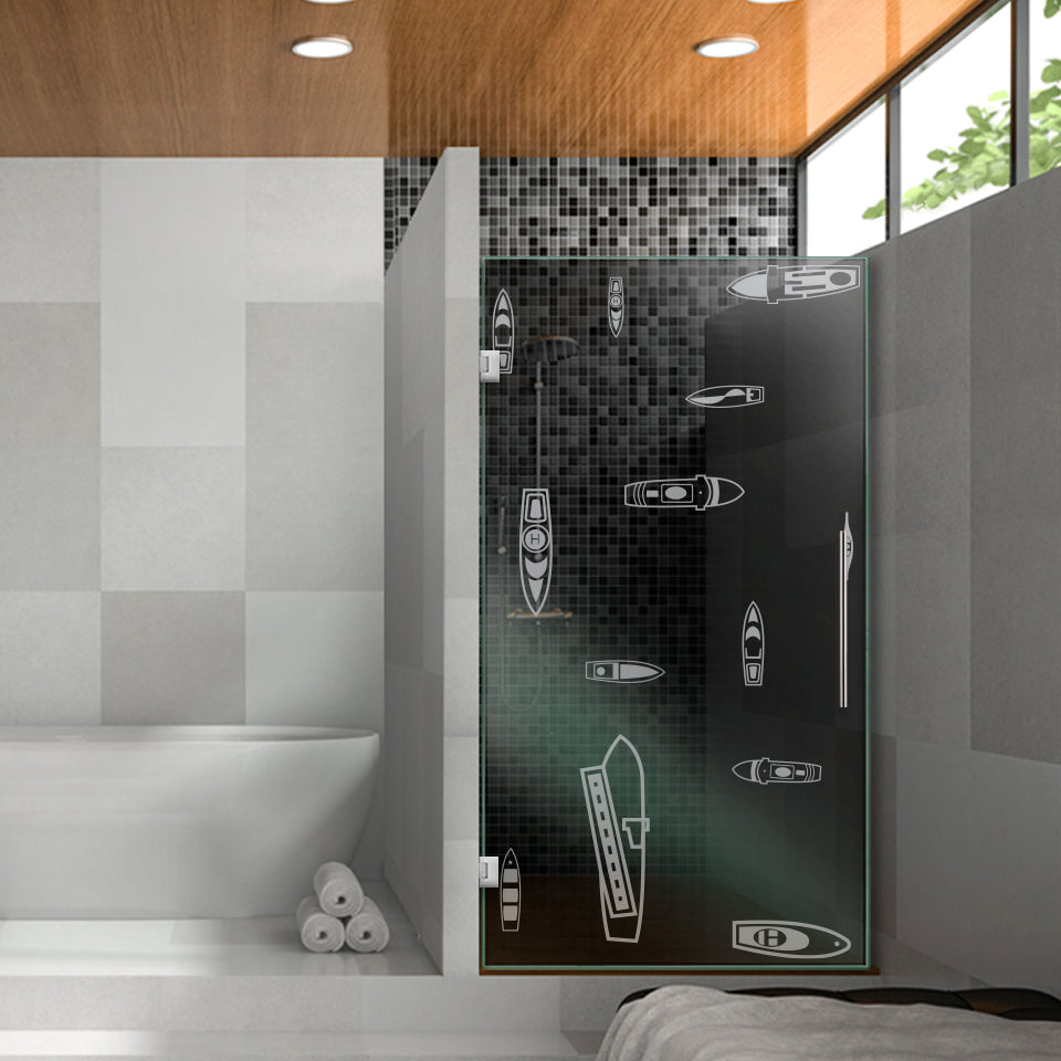 Frameless Shower Glass Door FGDS -0296 - DoorDiscounter