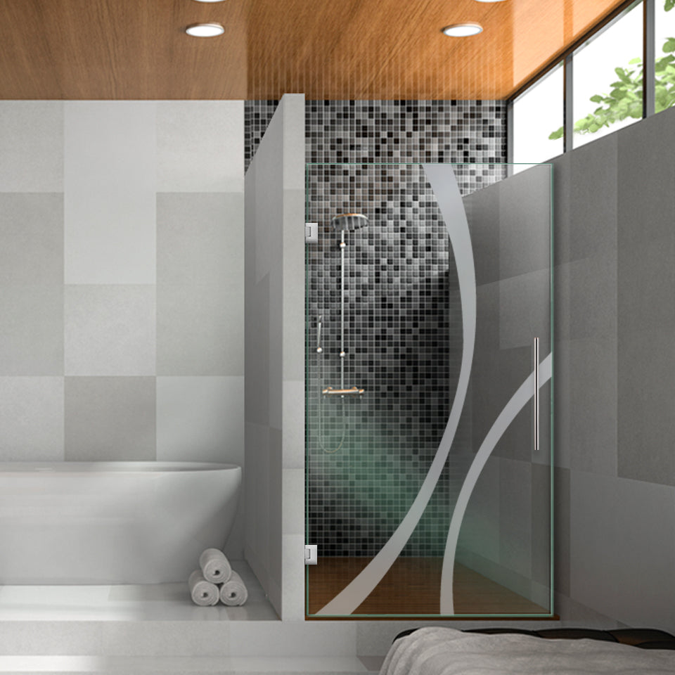 Frameless Shower Glass Door FGDS - 0321 - DoorDiscounter
