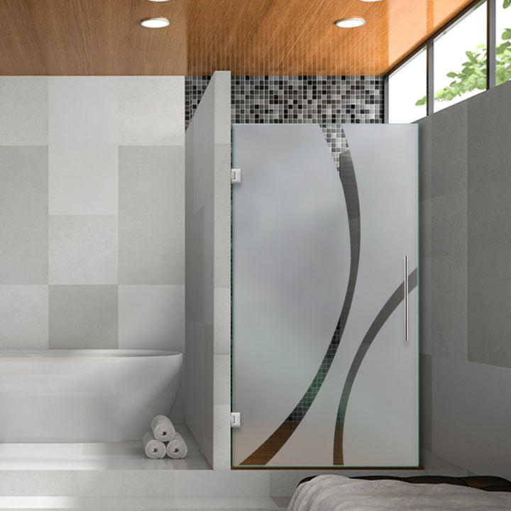 Frameless Shower Glass Door FGDS - 0321 - DoorDiscounter