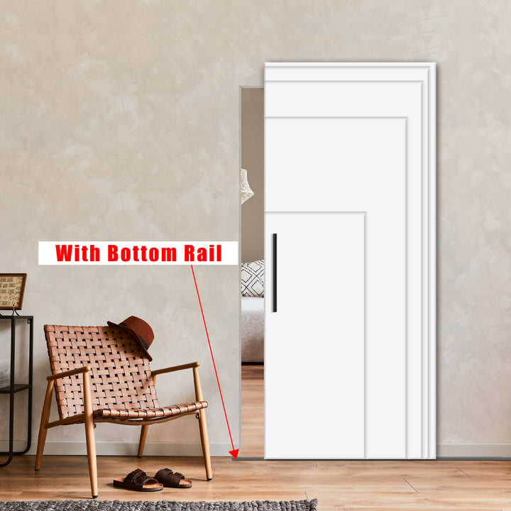 Flush Sliding Barn Door Hidden / Invisible Hardware FHID -1143 - DoorDiscounter