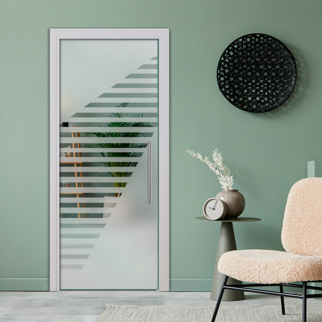 SLIDING POCKET GLASS DOOR WITH TRACK SYSTEM SPTS - 2546 - DoorDiscounter