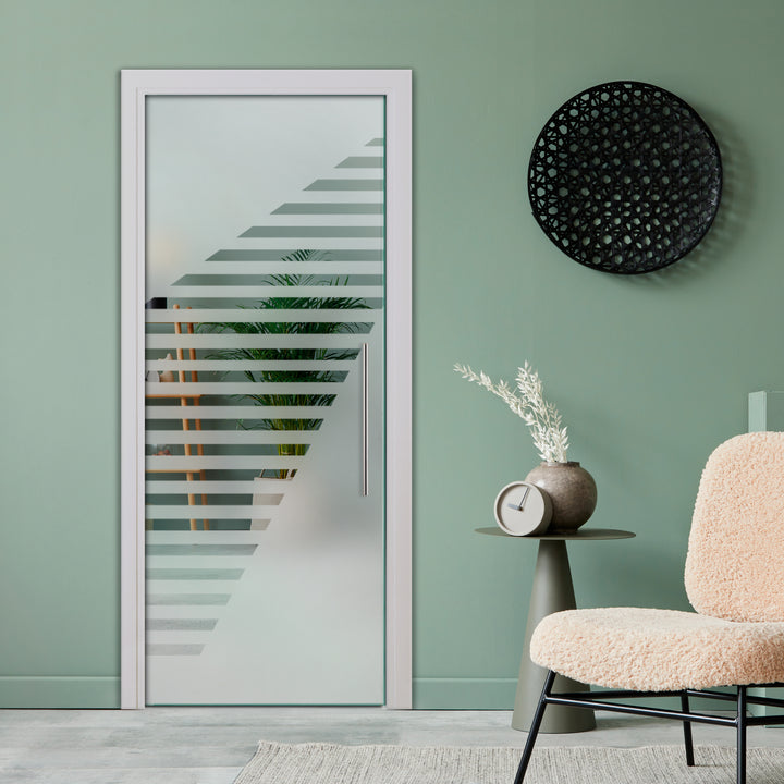 SLIDING POCKET GLASS DOOR WITH TRACK SYSTEM SPTS - 2546 - DoorDiscounter