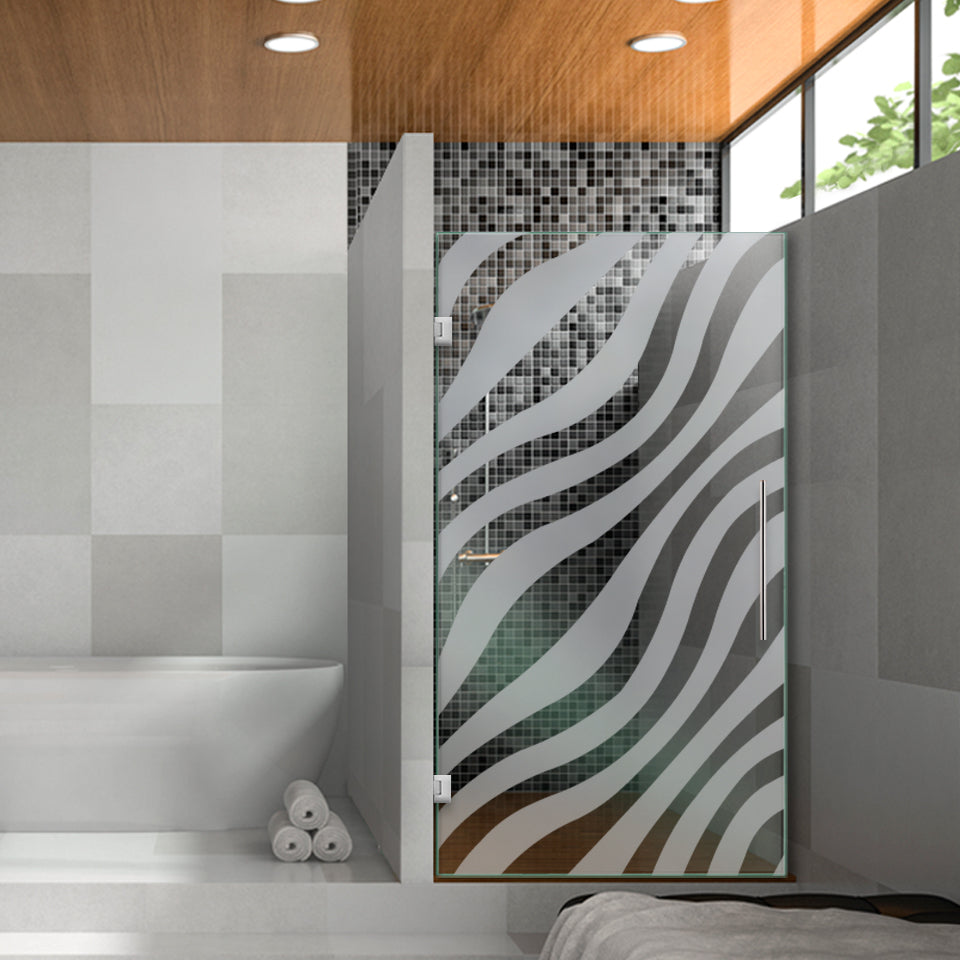 Frameless Shower Glass Door FGDS - 2870 - DoorDiscounter