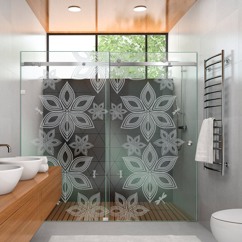 SHOWER GLASS SLIDING DOORS SGSD - 2813 - DoorDiscounter