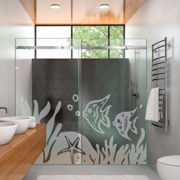 SHOWER GLASS SLIDING DOORS SGSD - 2790 - DoorDiscounter