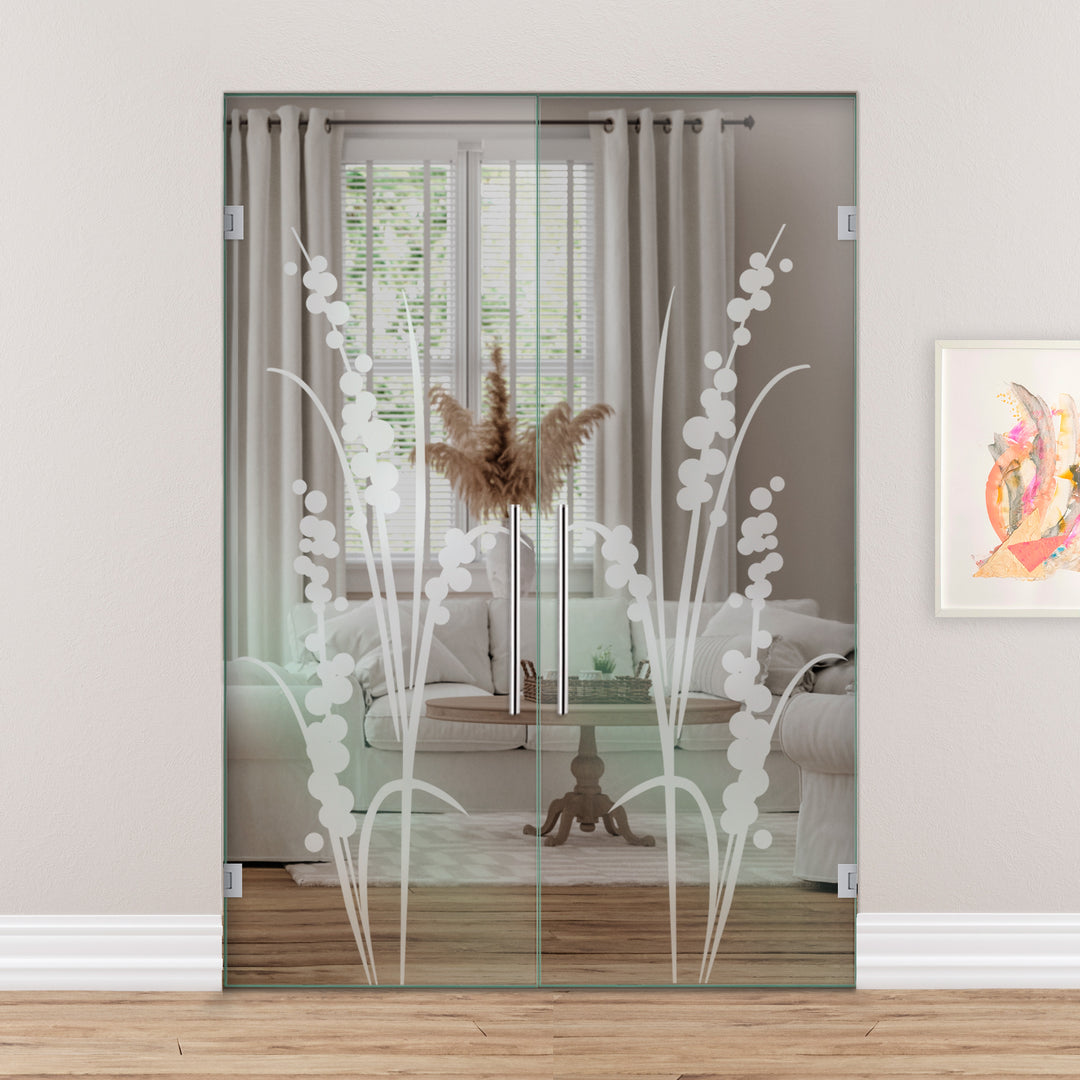 Double Swing Glass Door SGD2 - 2166 - DoorDiscounter