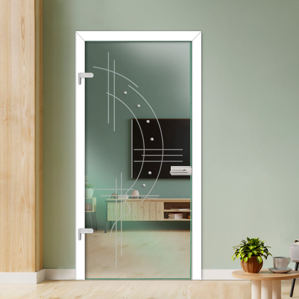 Hinged Glass Door HGD1 - 2757 - DoorDiscounter