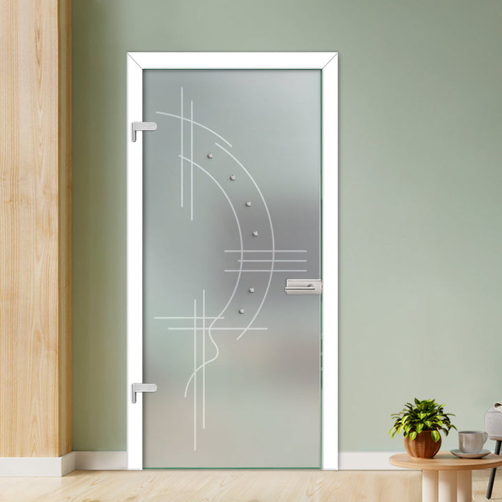 Hinged Glass Door HGD1 - 2757 - DoorDiscounter