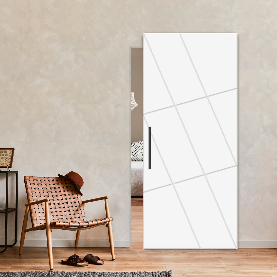 Flush Sliding Barn Door Hidden / Invisible Hardware FHID -1147 - DoorDiscounter