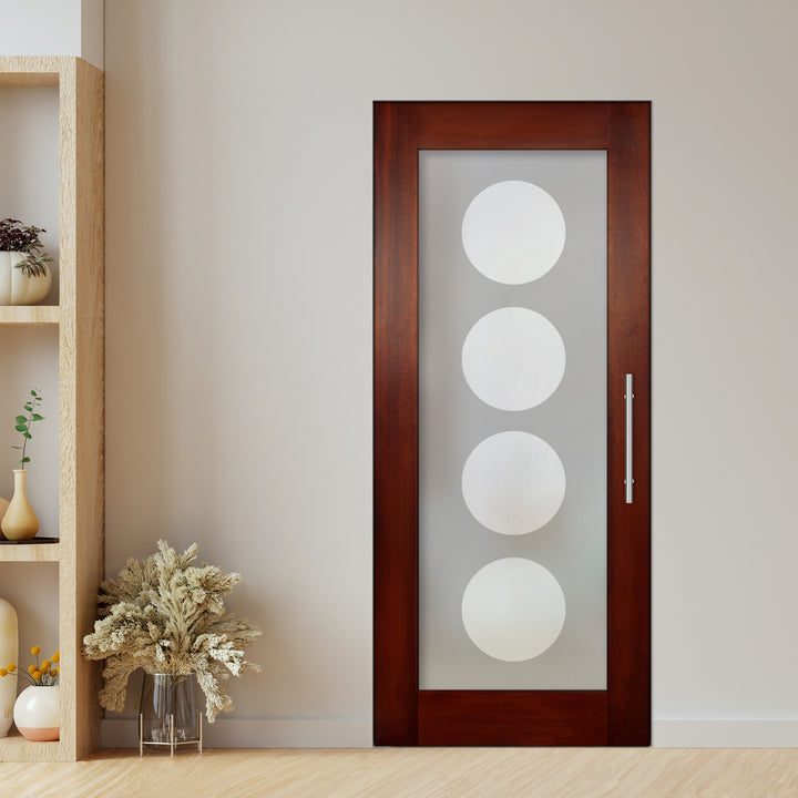 Self Closing Pivot Wooden Glass Door Pwgd - 0826 - DoorDiscounter