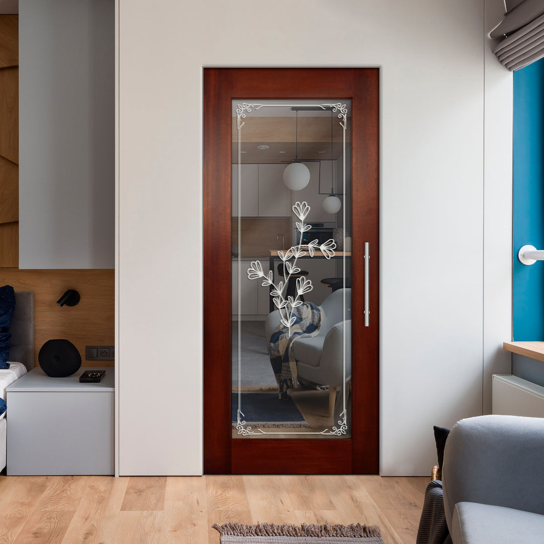 Self Closing Pivot Wooden Mirror Door Pwmd - 0802 - DoorDiscounter