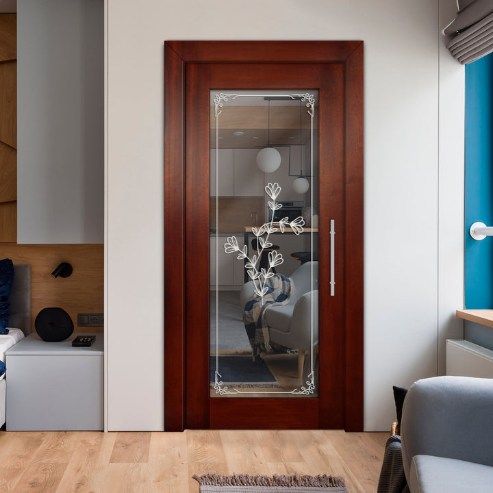 Self Closing Pivot Wooden Mirror Door Pwmd - 0802 - DoorDiscounter