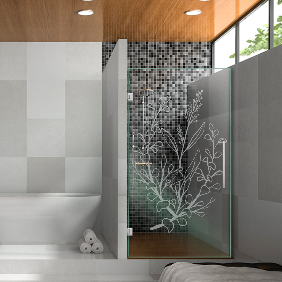Frameless Shower Glass Door FGDS - 2872 - DoorDiscounter