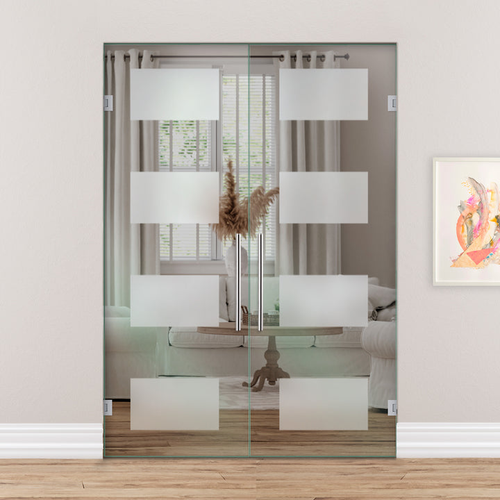 Double Swing Glass Door SGD2 - 2171 - DoorDiscounter
