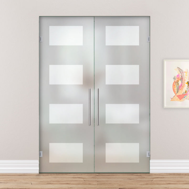 Double Swing Glass Door SGD2 - 2171 - DoorDiscounter