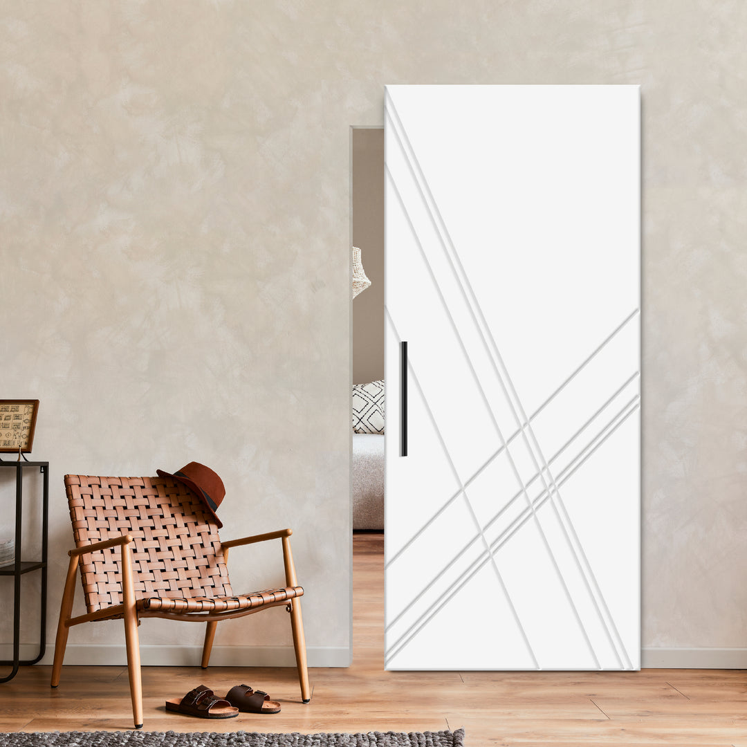 Flush Sliding Barn Door Hidden / Invisible Hardware FHID -1151 - DoorDiscounter