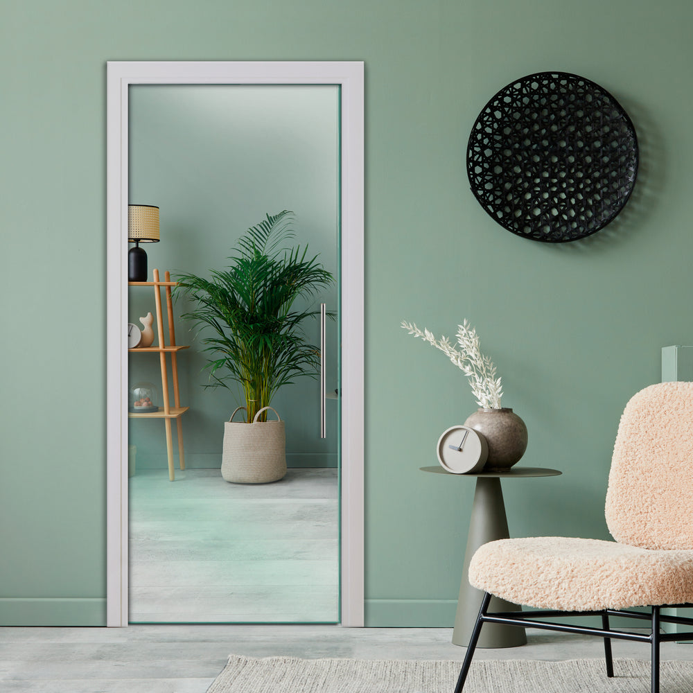 SLIDING POCKET GLASS DOOR WITH TRACK SYSTEM SPTS - 1622 - DoorDiscounter