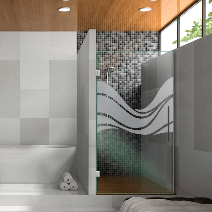 Frameless Shower Glass Door FGDS -0271 - DoorDiscounter