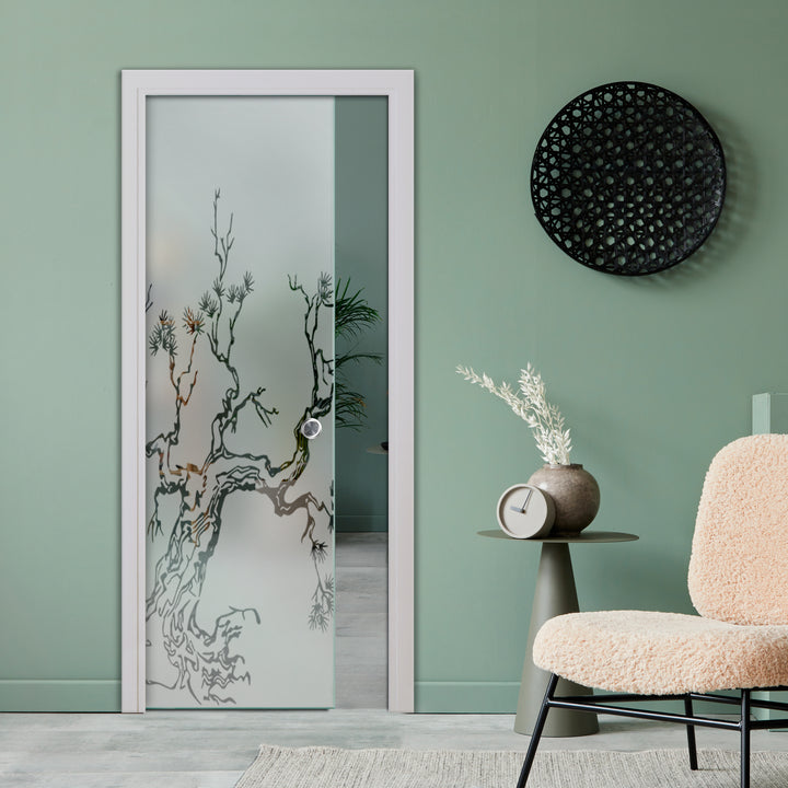 Sliding Pocket Glass Door With Track System Spts - 0422