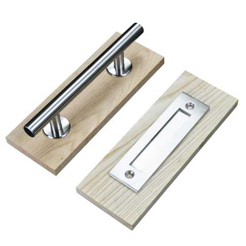 12" Inch Stainless Steel Handle for Wood Sliding Doors CDGF - 3108 - DoorDiscounter