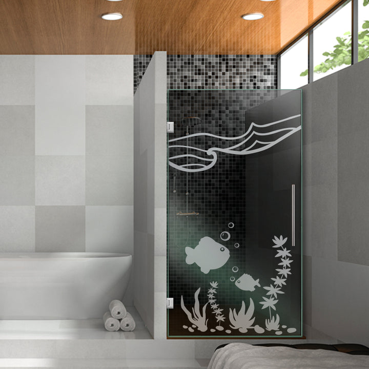 Frameless Shower Glass Door FGDS -0306 - DoorDiscounter