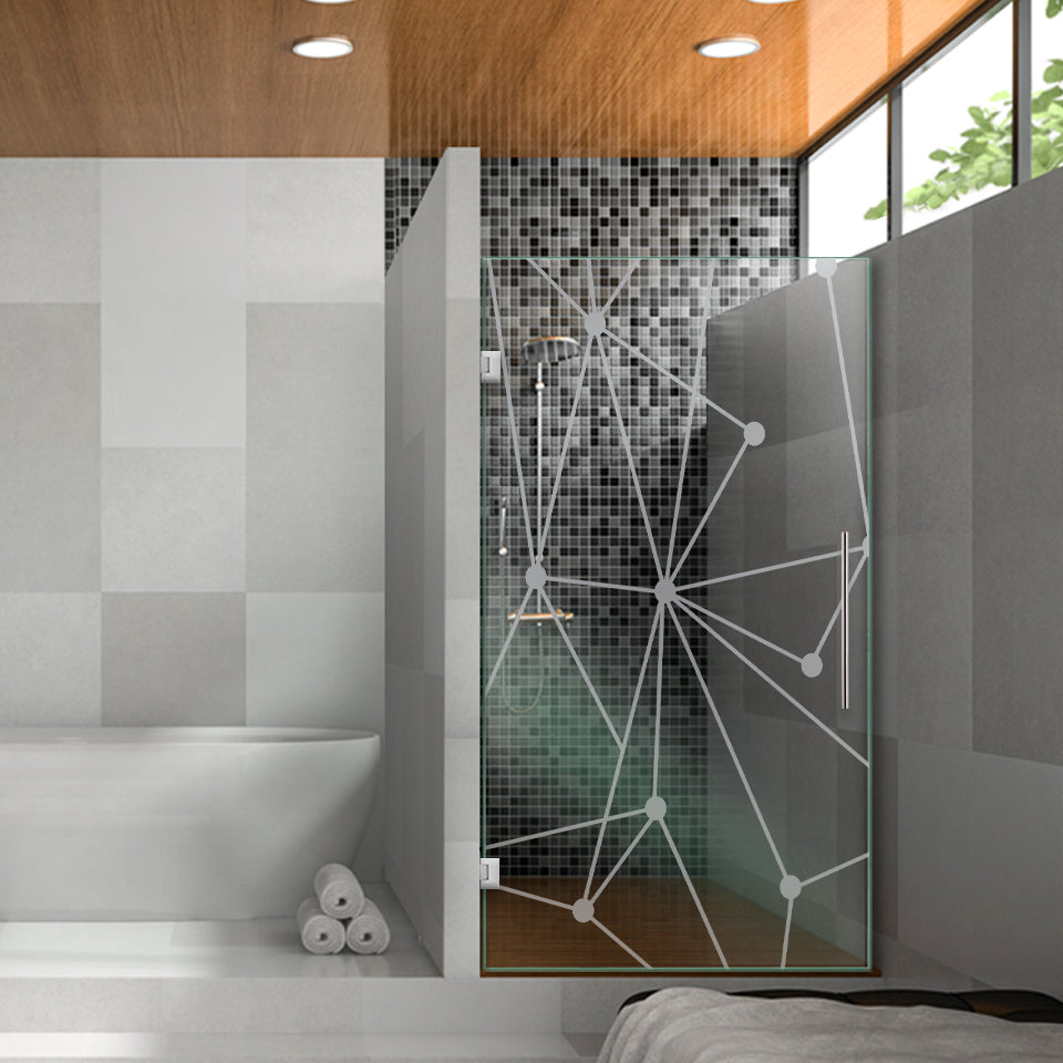 Frameless Shower Glass Door FGDS - 1040 - DoorDiscounter