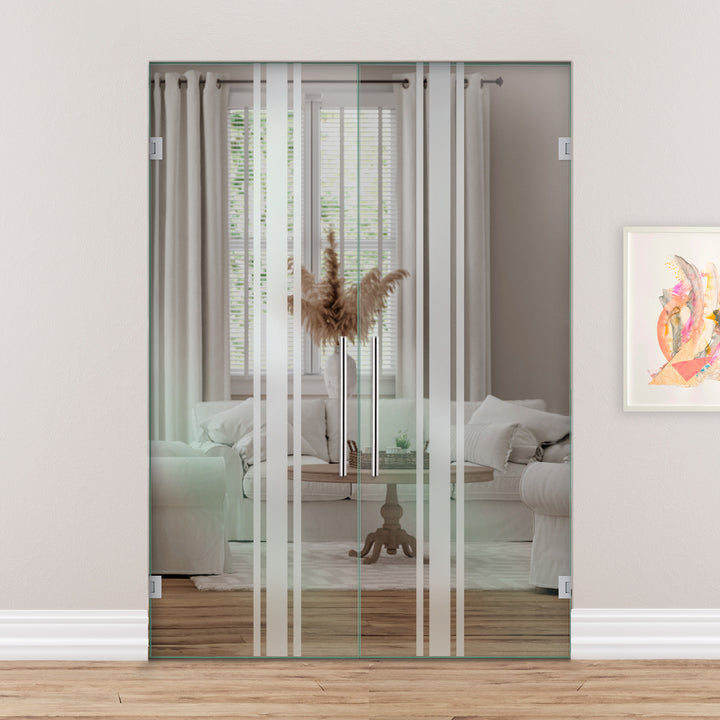 Double Swing Glass Door SGD2 - 2173 - DoorDiscounter