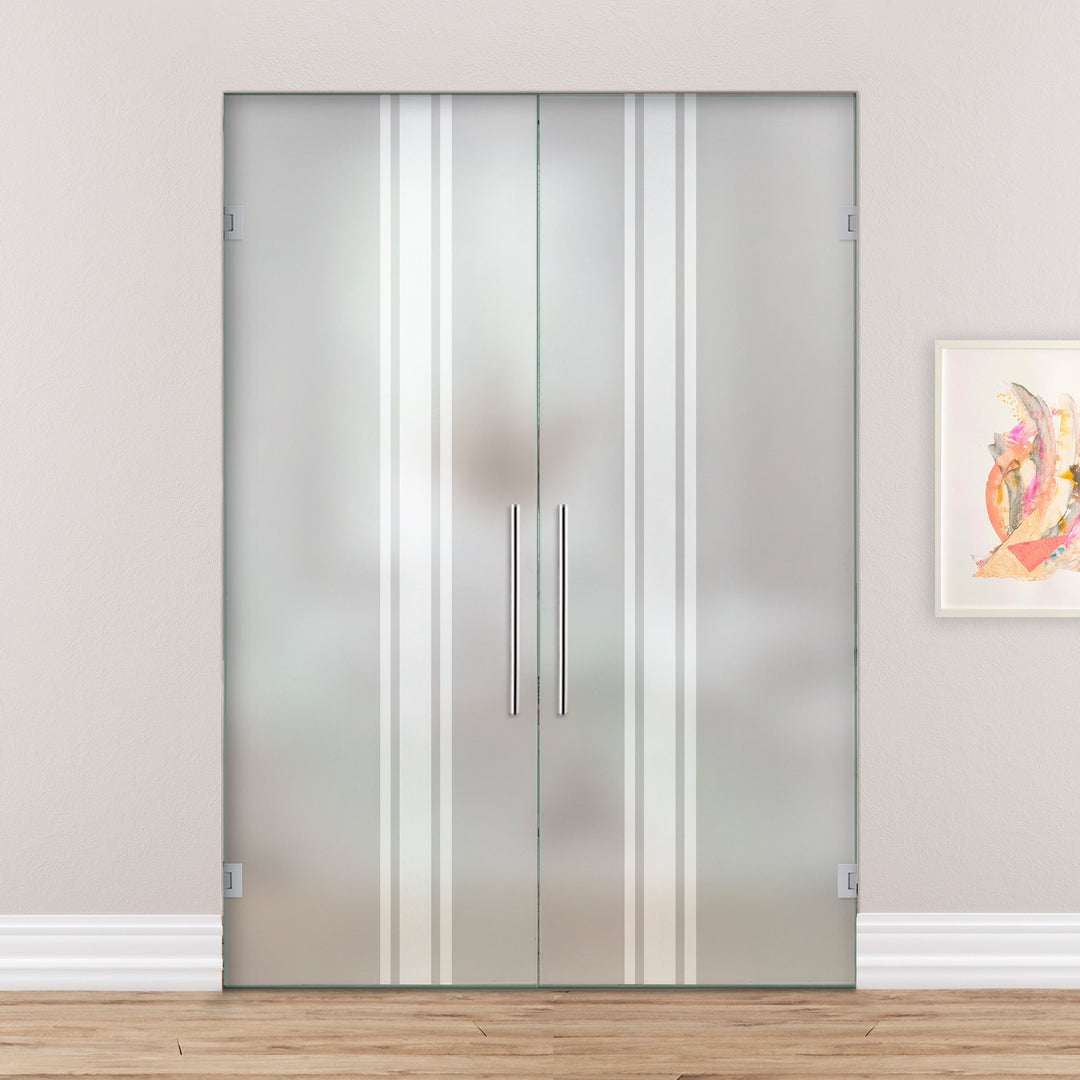 Double Swing Glass Door SGD2 - 2173 - DoorDiscounter
