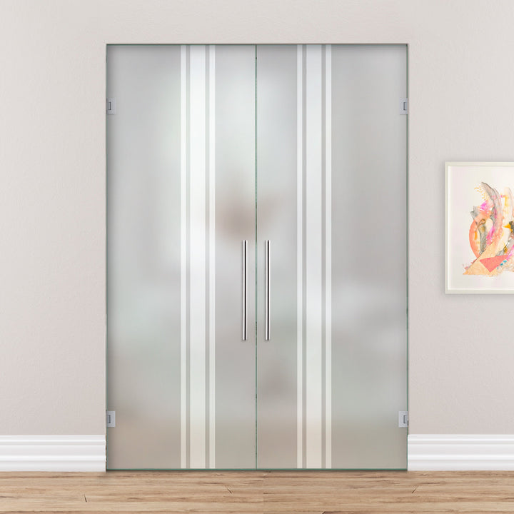 Double Swing Glass Door SGD2 - 2173 - DoorDiscounter