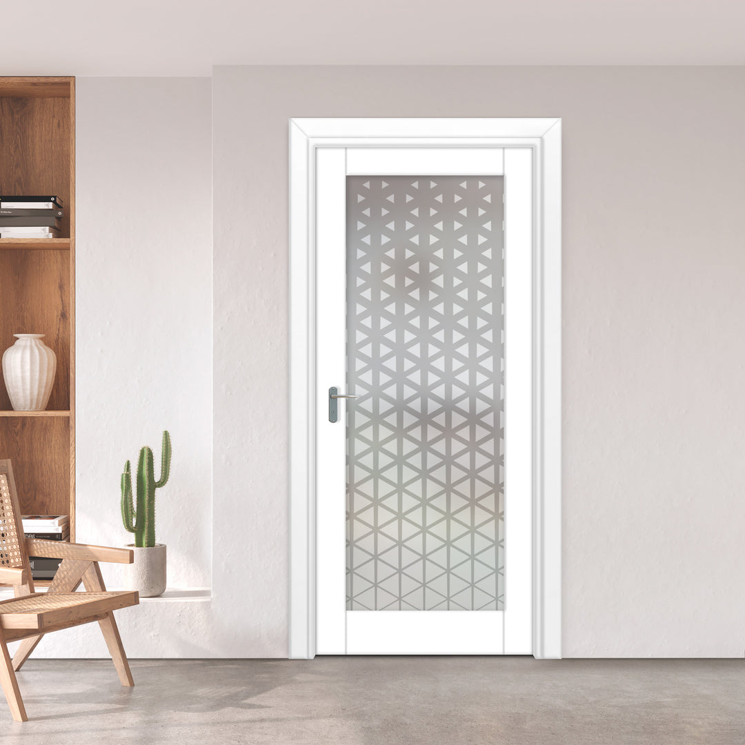 INTERIOR DOOR WITH FROSTED GLASS PANEL IDGP -0220 - DoorDiscounter