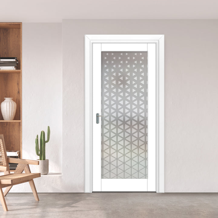 INTERIOR DOOR WITH FROSTED GLASS PANEL IDGP -0220 - DoorDiscounter