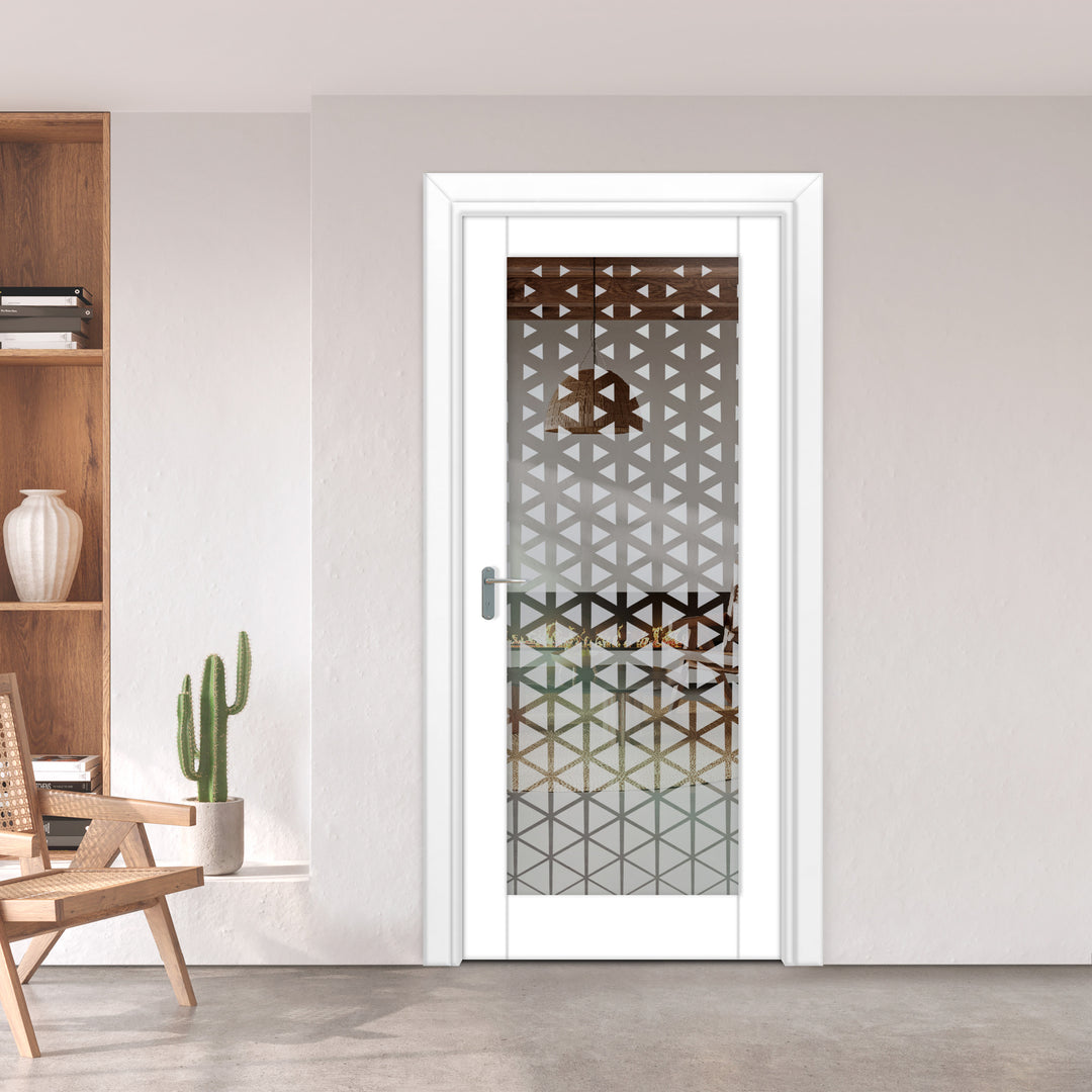 INTERIOR DOOR WITH FROSTED GLASS PANEL IDGP -0220 - DoorDiscounter