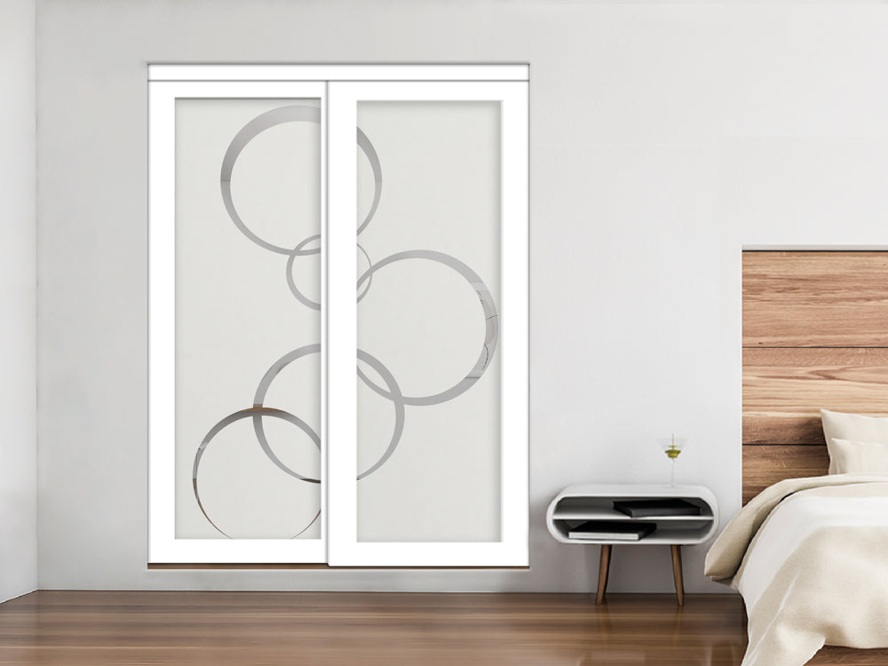 MIRROR EFFECT BYPASS CLOSET DOOR MECD -0352 - DoorDiscounter