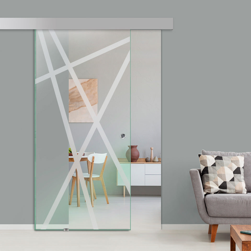 Sliding Glass Barn Door Alu100 SGBD - 1582 - DoorDiscounter