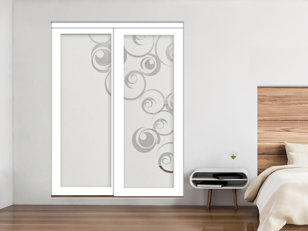 MIRROR EFFECT BYPASS CLOSET DOOR MECD -0353 - DoorDiscounter