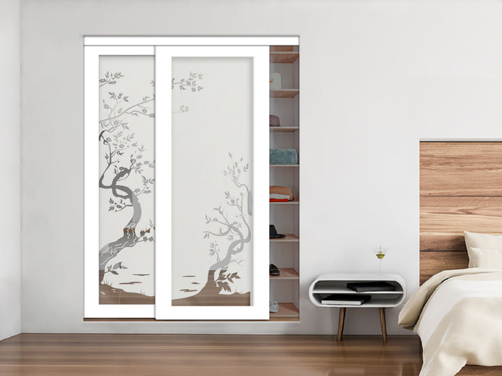 MIRROR EFFECT BYPASS CLOSET DOOR MECD -0356 - DoorDiscounter