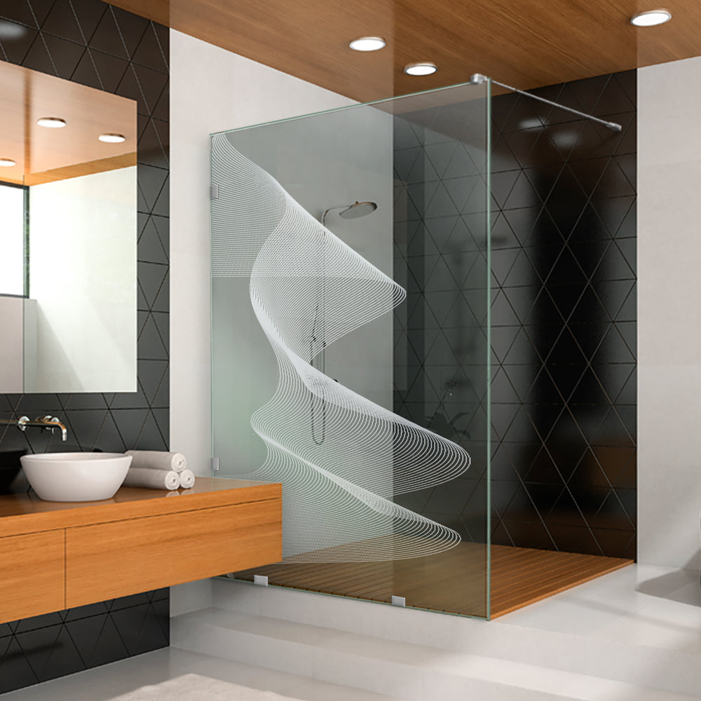 GLASS SHOWER SCREENS GSS - 0180 - DoorDiscounter